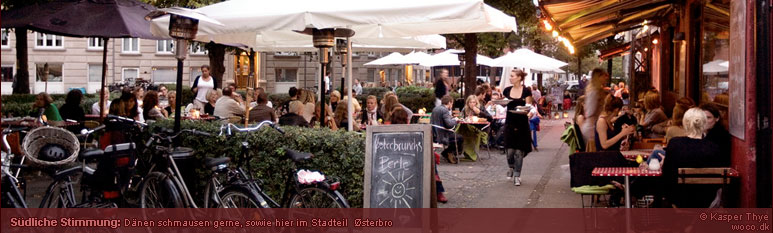 Stadteil Østerbro Kopenhagen